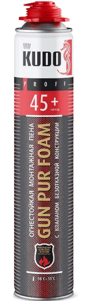 Пена монтажная KUDO FireProff 45+ 750мл