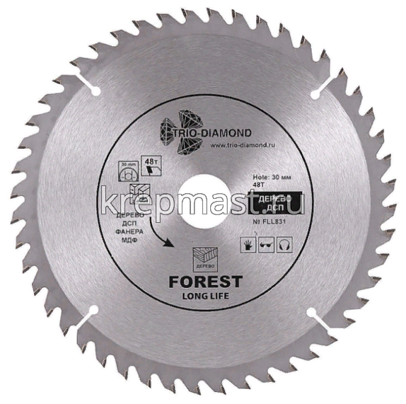 Диск пильный дерево 230х 24х30/32 TRIO