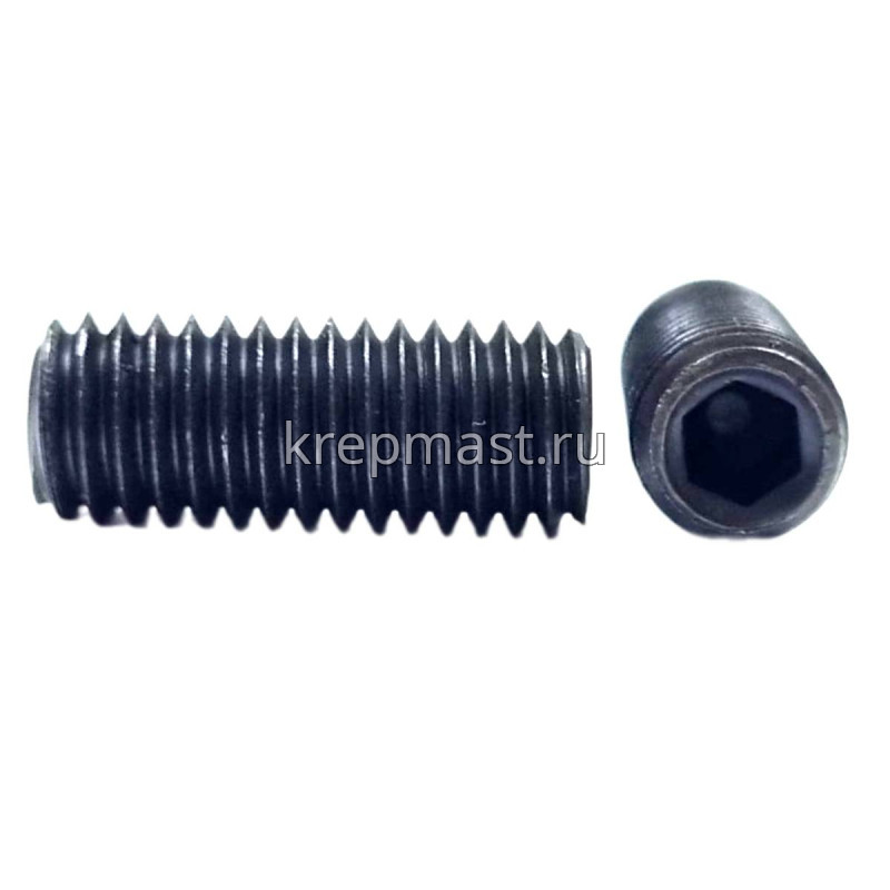 Винт уст. 8х20 12,9 DIN 913плоск.конц.вн/ш черн