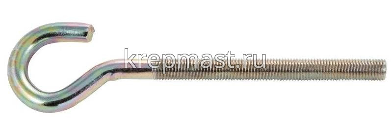 Винт с крюком 8х200