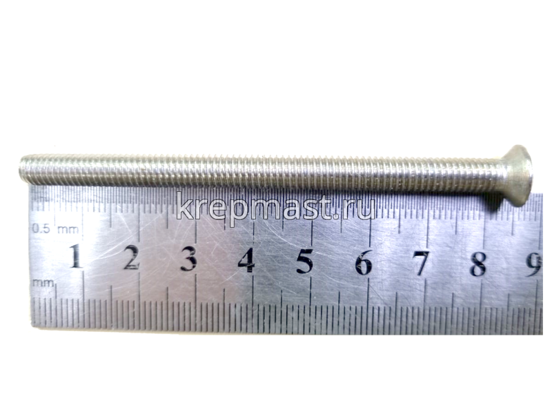 Е15 Винт нерж. 6х80мм для сифона