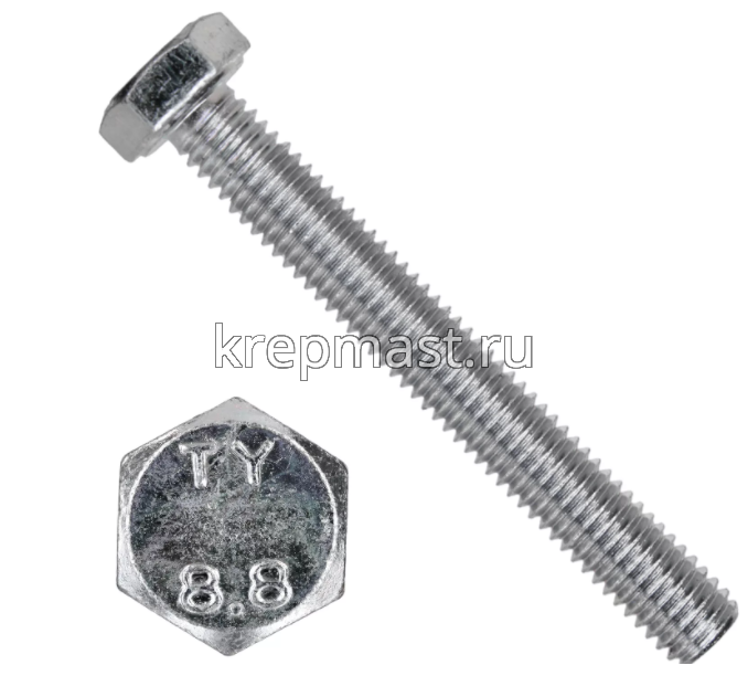 Болт 8х150 кл.пр. 8,8 оц. п/р DIN 933