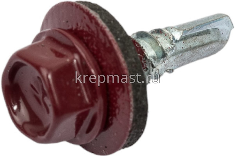 Саморез д/кровли краш. 5,5х19 RAL 3005