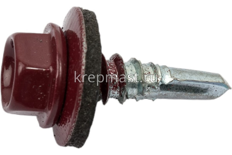 Саморез д/кровли краш. 5,5х19 RAL 3005