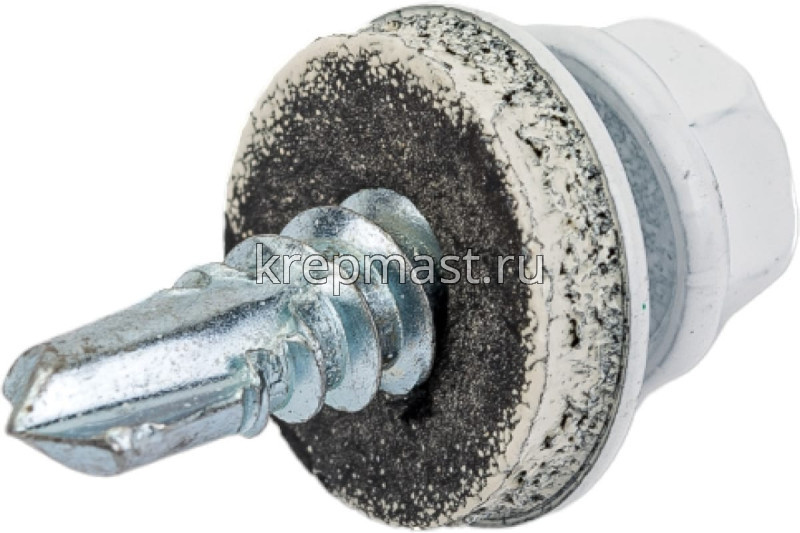 Саморез д/кровли краш. 5,5х19 RAL 9003