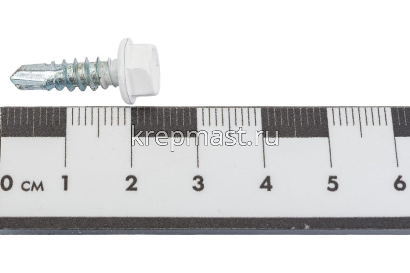 Саморез д/кровли краш. 5,5х19 RAL 9003