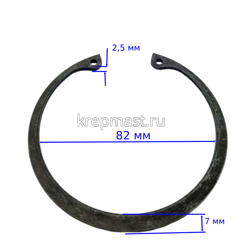 Шайба стопор. М 82 Отверстие DIN 472