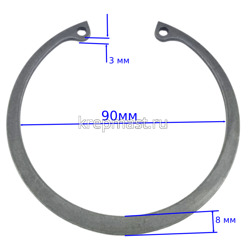 Шайба стопор. М 90 Отверстие DIN 472