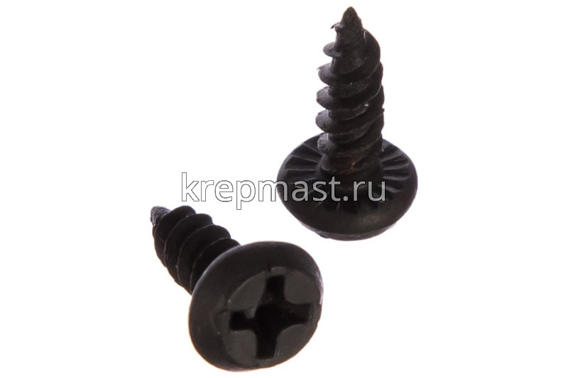 Саморез п/цил. острый 3,5х11 оксид (черный)