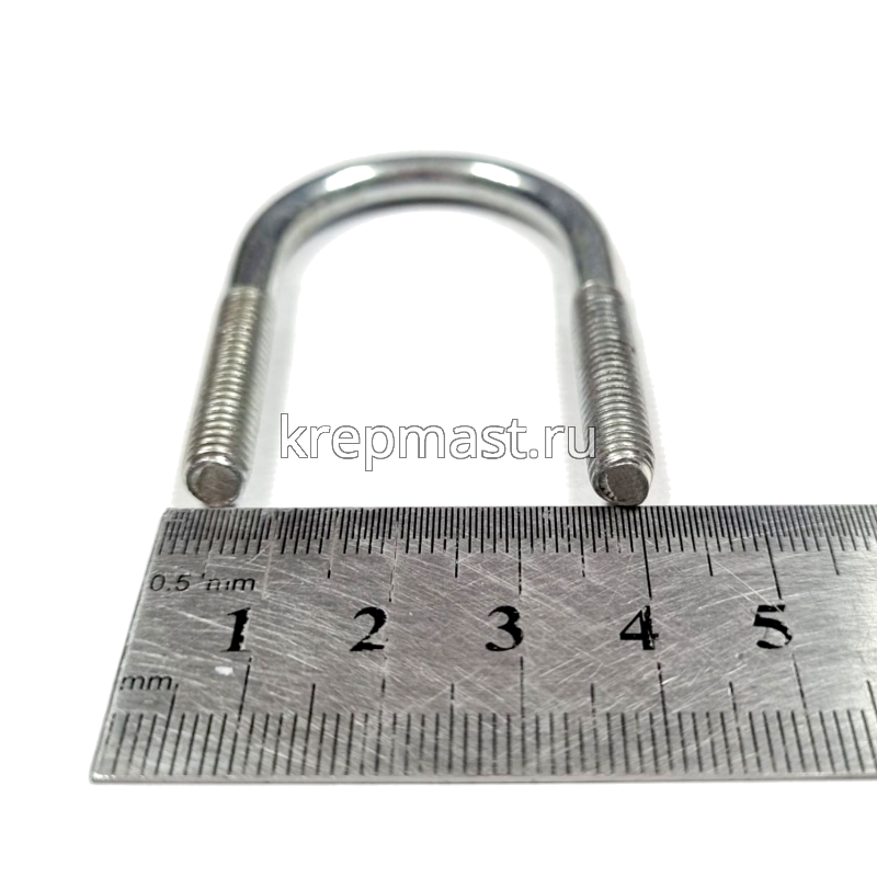 Болт оцинков.U-образный UBZ d= 28мм М6 без гайки