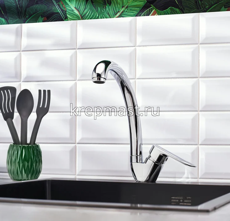 Смеситель д/кухни B8274-10F латунь