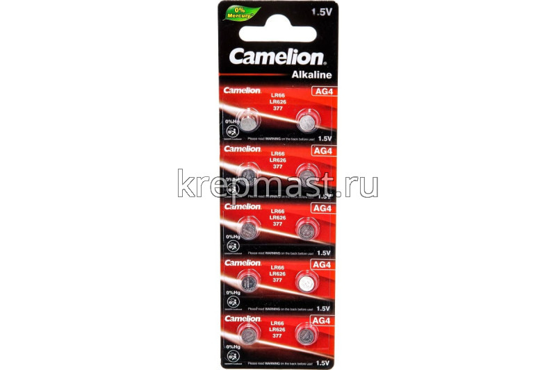 Батарейка Camelion AG04/377A (LR626)