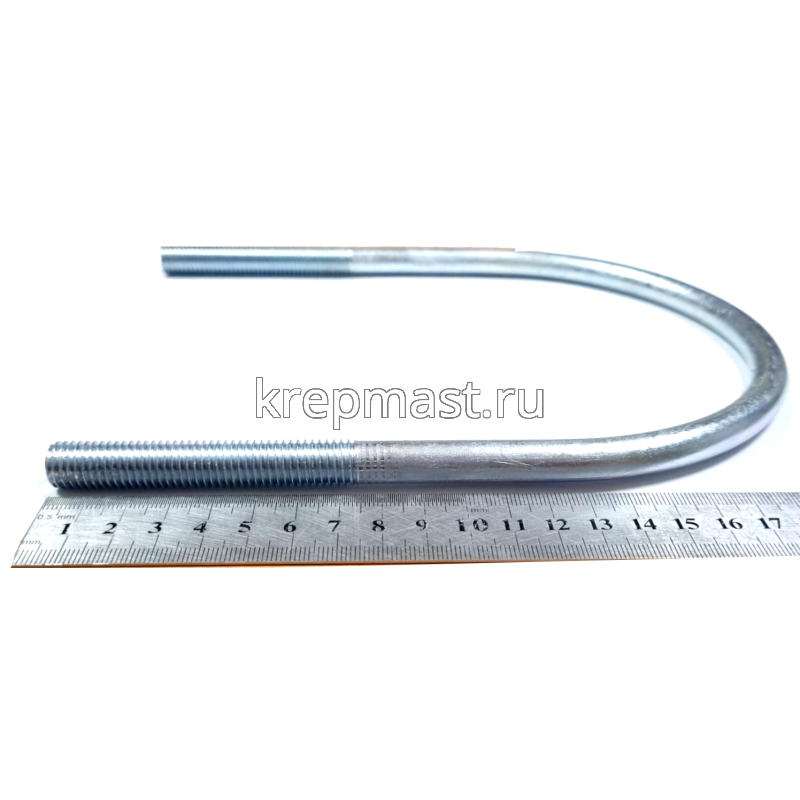 Болт оцинков.U-образный UBZ d=142мм М12 без гайки