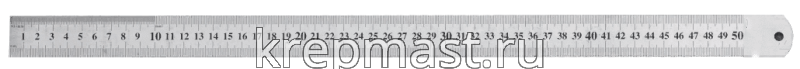 Линейка нержавеющая 500 х 28мм