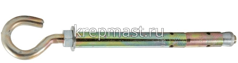 Анкер двухраспорный с крюком 12х200(210)х18
