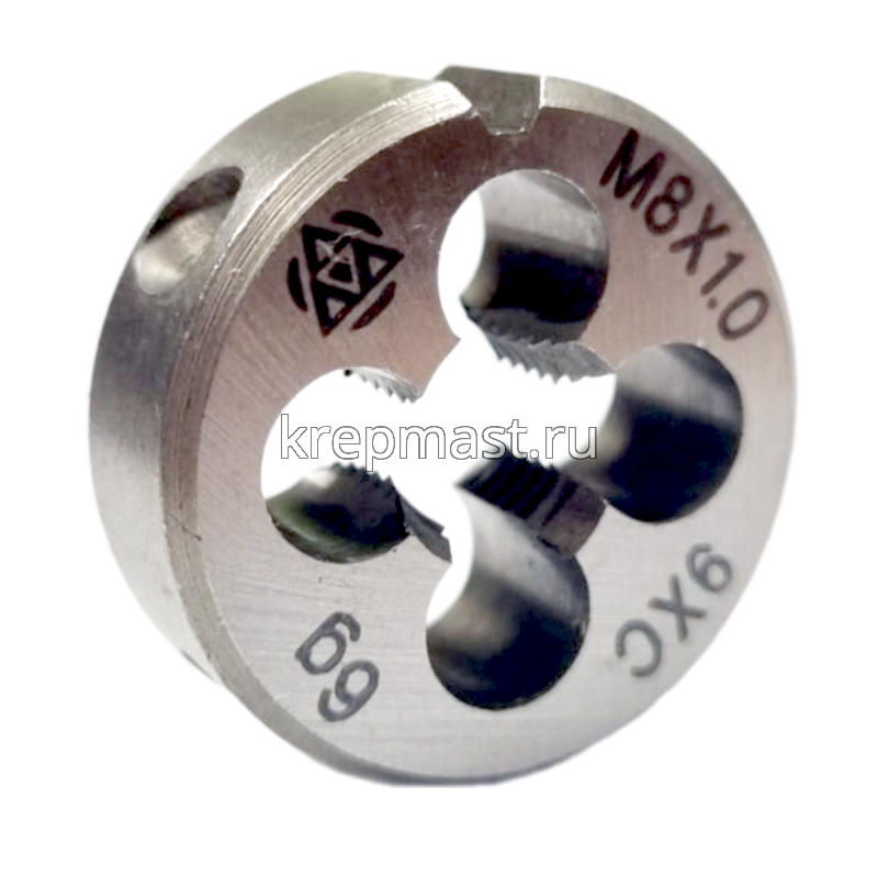 Плашка М 8 х 1,0 мелкий шаг резьбы