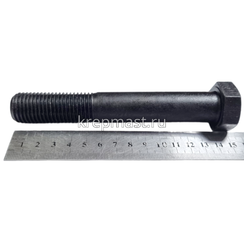 Болт 22х150 кл.пр.10,9 черный н/р DIN 931