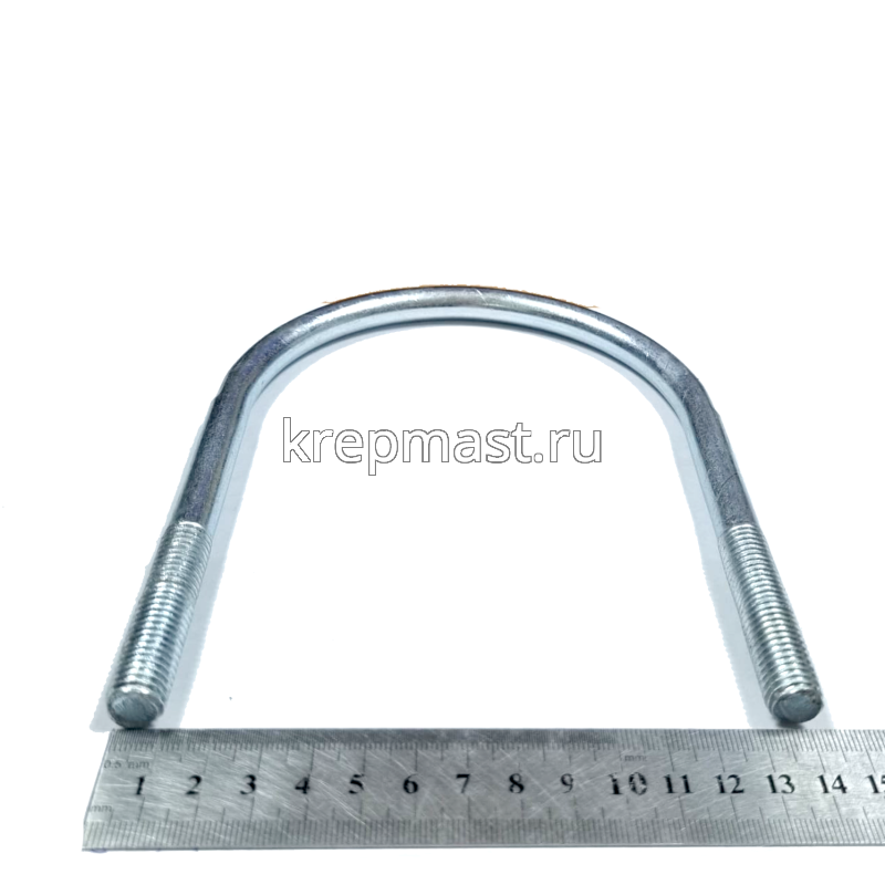 Болт оцинков.U-образный UBZ d=116мм М10/12 без гайки