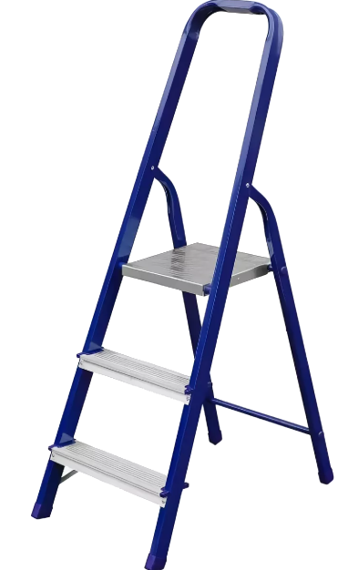 Стремянка стальная СИБИН 3 ступеней высота 60см