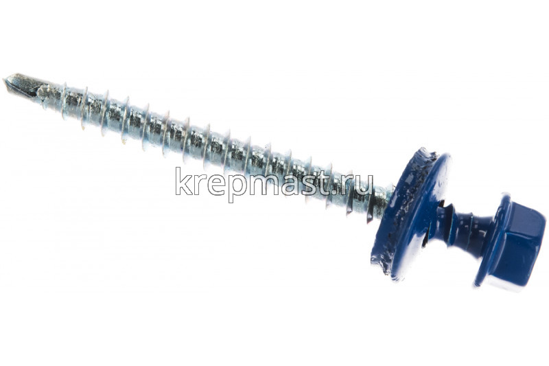 Саморез д/кровли краш. 4,8х51 RAL 5002