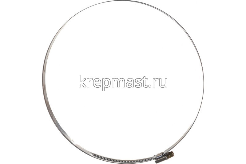 Хомут червячный нержавейка 180-200