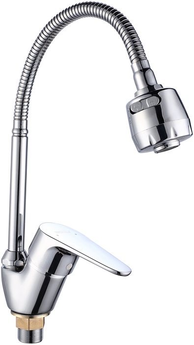 Смеситель д/кухни B8282-10F-SE025 латунь