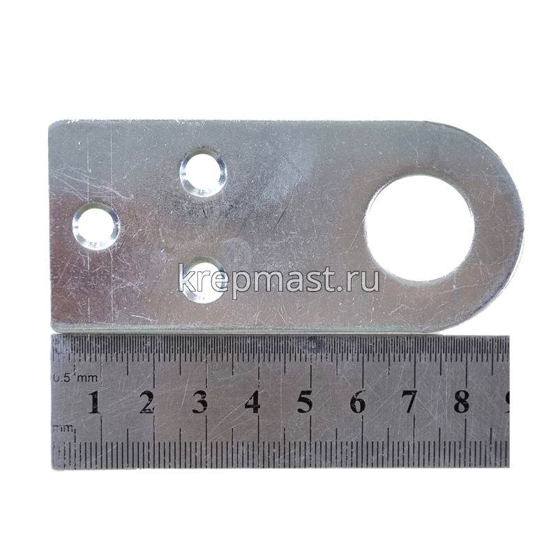 Проушина прямая 40х 90мм цинк