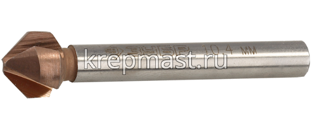 Зенкер ЗУБР конус, цилиндр.хвост. 5мм(д.10,4х50мм)