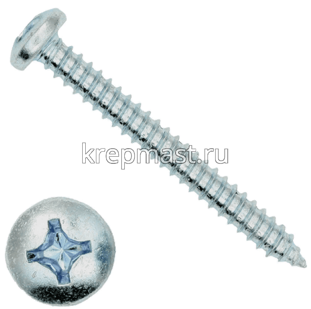 Саморез п/сфер гол. 3,9х60 DIN 7981