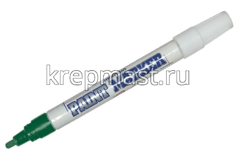 Маркер-краска по мокрому железу 4мм зеленый