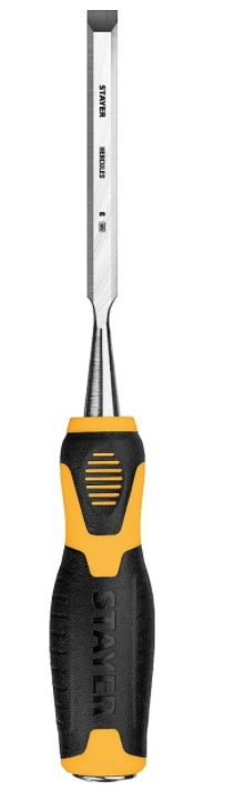 Стамеска FIT/ STAYER двухцв.мягкая ручка 6мм