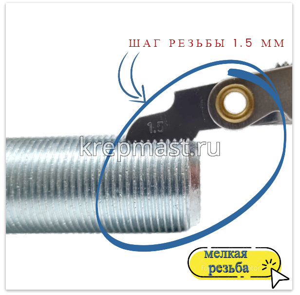 Болт DIN 961 24х 90х1,5 кл.пр.10,9 ОЦИНК. п/р с мелкой резьбой