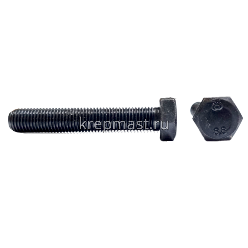 Болт DIN 961 12х 70х1,5 кл.пр. 8,8 ЧЕРНЫЙ п/р с мелкой резьбой