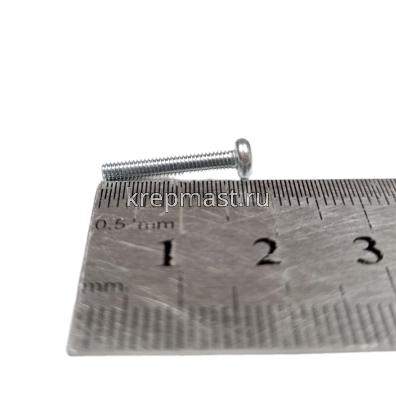 Винт п/цил 2,5х16 DIN 7985