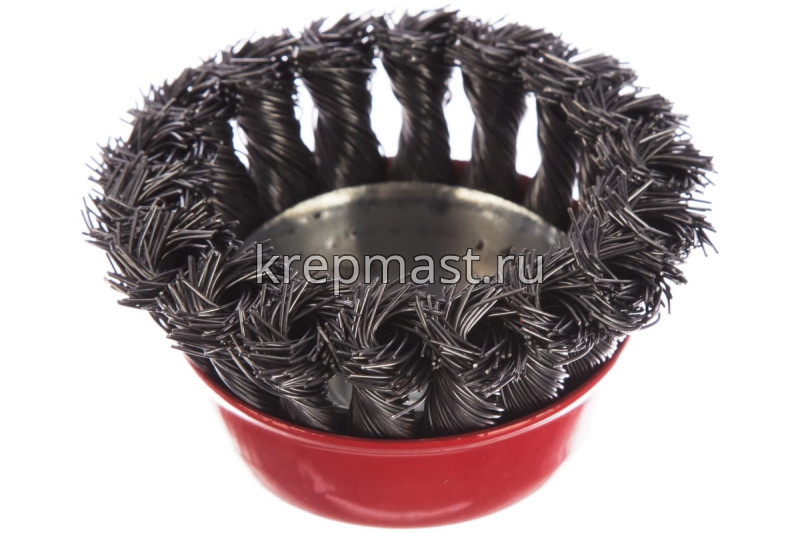 Корщетка- чашка 75мм FIT/ USP витая для УШМ