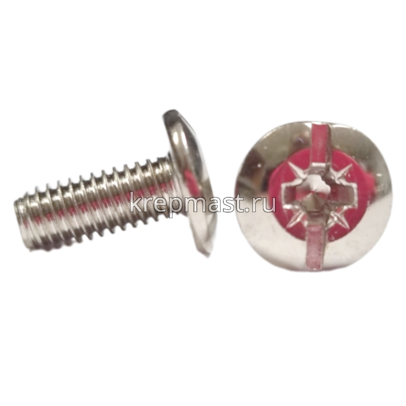 Винт стяжки межсекц. 6х14 DIN 967 оц.(п/сф,п/ш)