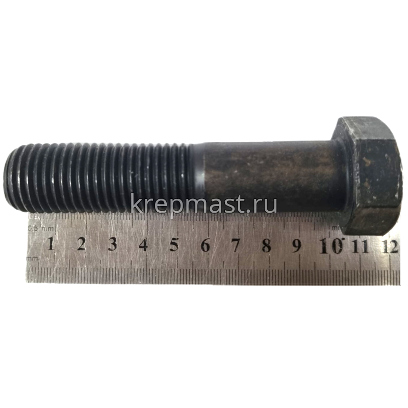 Болт 22х100 кл.пр.10,9 черный п/р DIN933